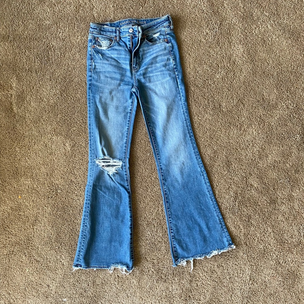 American Eagle High Rise Flare